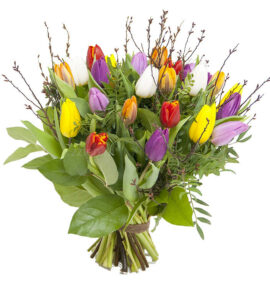 Tulpen Boeket –  Gemengde Kleuren